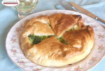 TORTA SALATA CON CIME DI RAPA