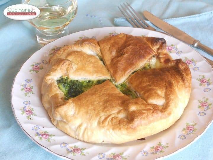 Torta salata con Cime di Rapa