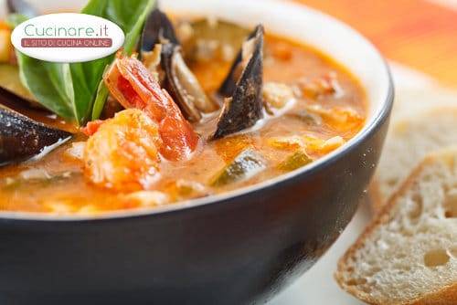 Zuppa di mare senza spine