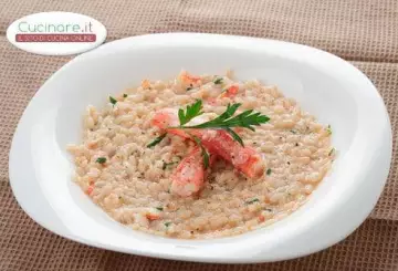 RISOTTO CON POLPA DI GRANCHIO