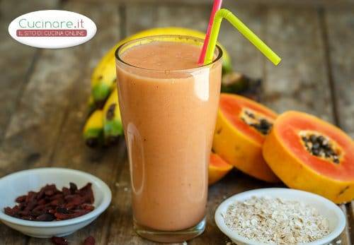 Smoothie Banana e Papaya