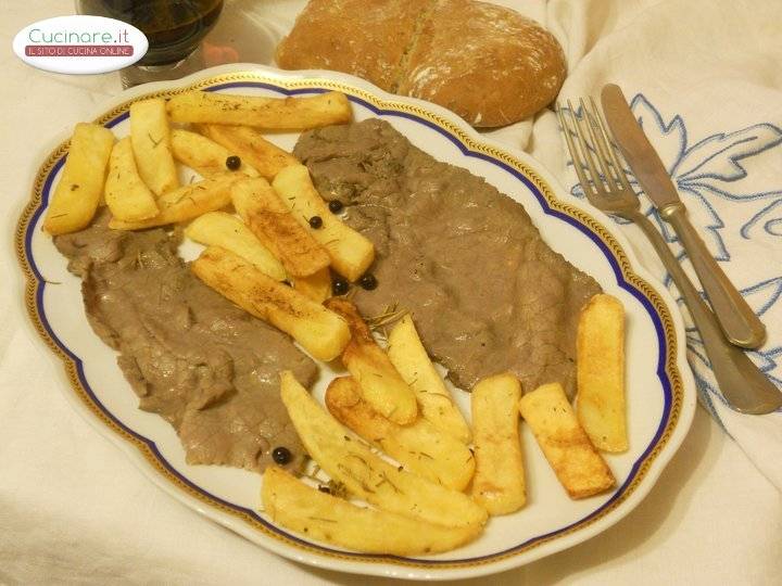 Carne salada con Patate rustiche