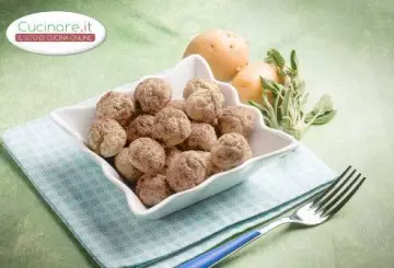 POLPETTE CON ZUCCHINE E LATTE DI RISO