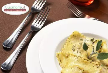 RAVIOLI DI BACCALÀ E CECI