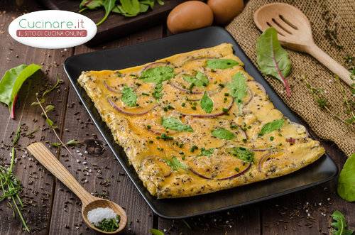 Tranci di frittata al forno