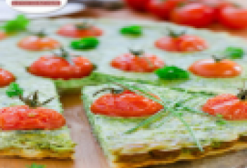 TORTA SALATA CON ERBETTE E POMODORINI