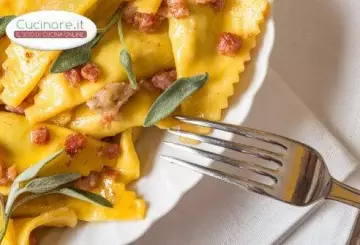 CASONCELLI CON BURRO E PANCETTA