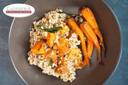 Farro con Carote e Zucca