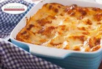LASAGNA CON BURRATA, FUNGHI E VERZA