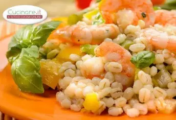 ORZO CON GAMBERETTI