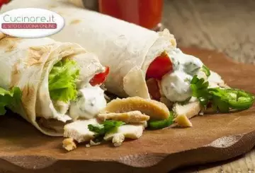 SHAWARMA CON POLLO E VERDURE