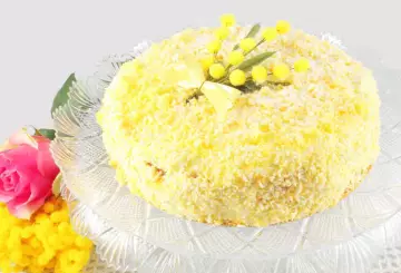 TORTA MIMOSA AL CIOCCOLATO BIANCO