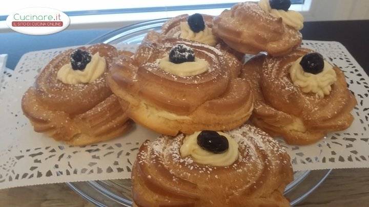 Zeppole di san giuseppe al forno