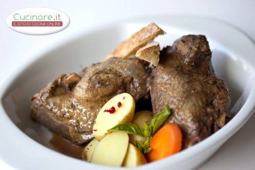 Cosce di Piccione con Patate