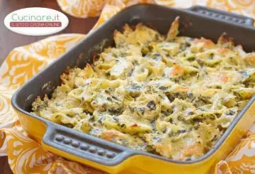 FARFALLE AL FORNO GRATINATE