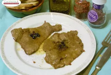 FETTINE DI MANZO AL COGNAC