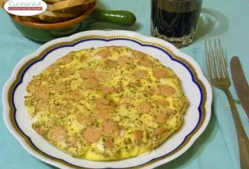 FRITTATA LIGHT AL FORNO CON WURSTEL
