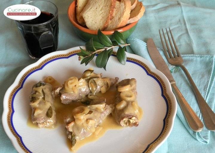 Involtini di manzo alla senape