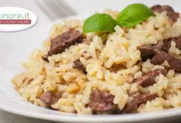 RISOTTO AL RAGÙ DI FEGATO DI CONIGLIO