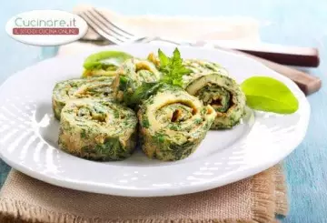 ROTOLO DI FRITTATA AGLI SPINACI