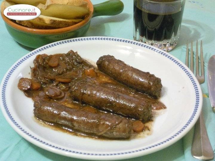 Salsiccia ubriaca al Valcalepio