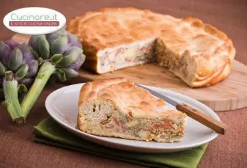 TORTA SALATA DI CARCIOFI