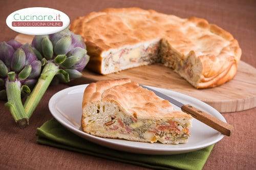 Torta salata di Carciofi