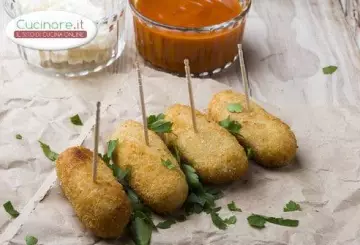CROCCHETTE DI POLLO CON PISELLI
