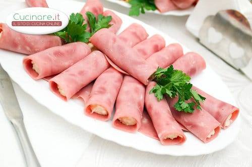 Involtini di Prosciutto cotto con Cuori di Palma