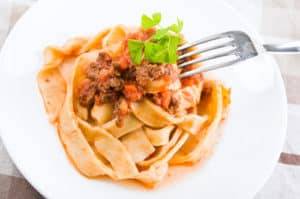 Pasta con Ragù di Colombacci preparazione 10