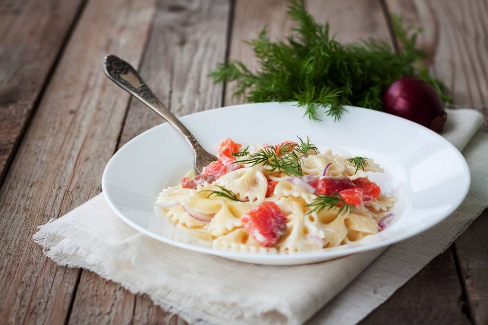 Pasta Con Salmone e Rocoto