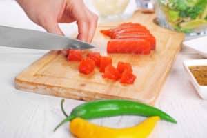 Pasta Con Salmone e Rocoto preparazione 6