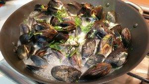 Impepata di Cozze preparazione 3