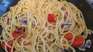 Spaghetti con le Telline preparazione 7