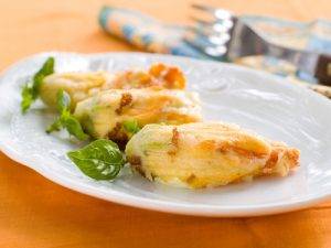 Fiori di Zucca Ripieni di Patate preparazione 6