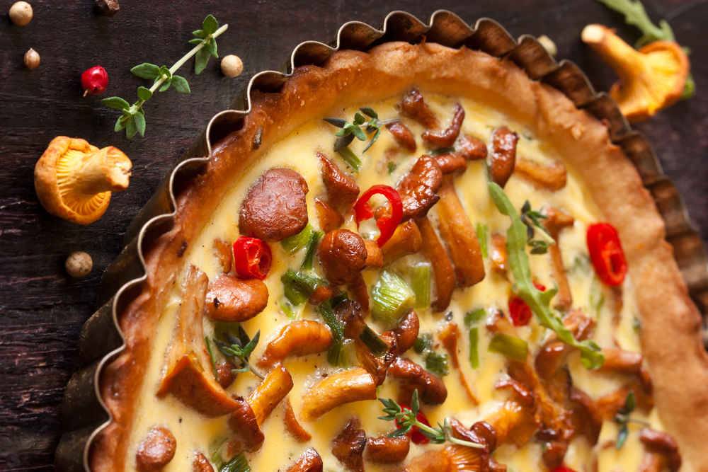 Crostata di Funghi