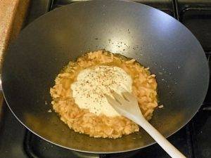 Farfalle al salmone preparazione 5