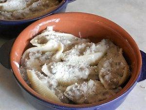 Conchiglioni ripieni di Funghi preparazione 11