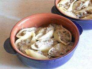 Conchiglioni ripieni di Funghi preparazione 12