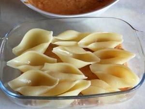 Conchiglioni ripieni di carne preparazione 11