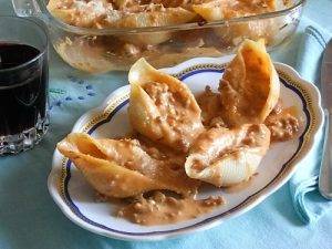 Conchiglioni ripieni di carne preparazione 16