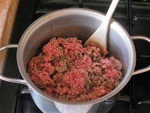 Conchiglioni ripieni di carne preparazione 2