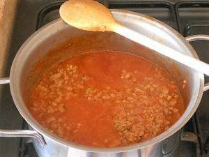 Conchiglioni ripieni di carne preparazione 5