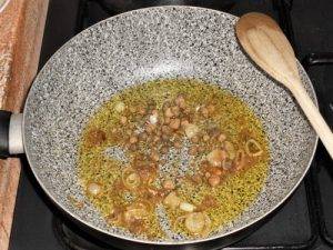 Fusilli con moscardini sfiziosi preparazione 2