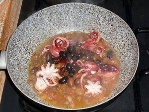 Fusilli con moscardini sfiziosi preparazione 4