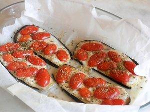 Melanzane al forno, leggere e profumate preparazione 6