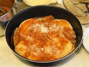 Parmigiana di melanzane preparazione 10