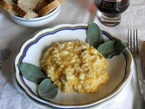 Risotto zucca e salsiccia preparazione 9