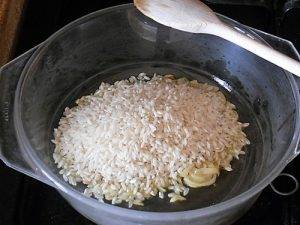 Risotto allo Zafferano preparazione 1