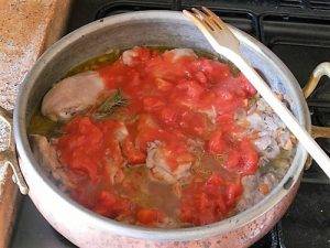 Pollo alla Cacciatora preparazione 6